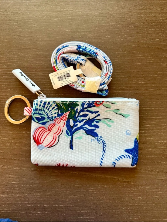 Vera Bradley Accessories - Title: Vera Bradley Anchors Aweigh Lighten Up Lanyard Zip ID Set NWT Retired